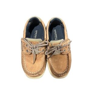 SPERRY top siders Lanyard A/C Boys size 9.5